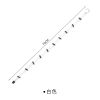 Immagine di Plastica Forniture Domestiche Bianco 70cm, 1 Pz