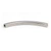 Imagen de 304 Acero Inoxidable Cuentas Curva Tono de Plata 40mm x 8mm, Agujero: Aprox 1.6mm x 1.6mm, 1 Unidad