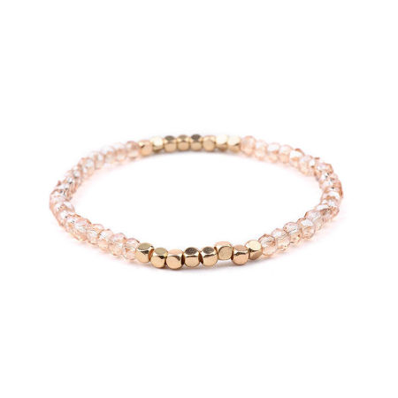 Crystal Dainty Bracelets Delicate Bracelets Beaded Bracelet Pale Elastic  