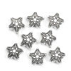 Picture of Zinc Based Alloy Spacer Beads Pentagram Star Flower 