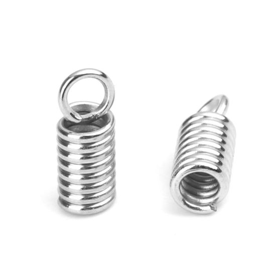 Image de Embouts pour Cordons en  Acier Inoydable Ressorts      