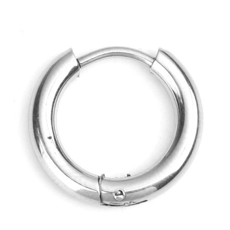 Edelstahl Creolen Kreis Ring