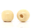 Picture of Natural Wood Spacer Beads Round