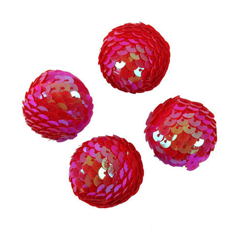 Image de Perles en Mousse Paillette Balle