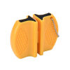 Image de Jaune Mini Ménage Rapide Couteau Aiguiseur Multifonctionnel Double Tête Pierre À Aiguiser Portable En Plein Air Papillon Aiguiseur