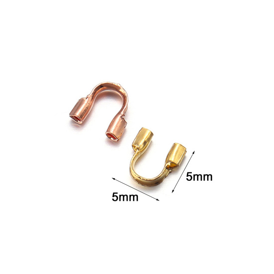 Image de Fermoirs Forme Arc en Cuivre (Sans Plomb & Nickel) Arc Multicolore 200 Pcs