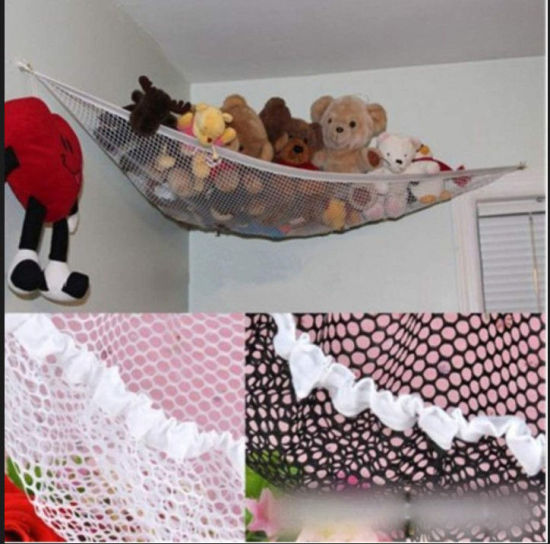 テリレン 収納ハンモック 白 80cm x 60cm、 1 個 の画像