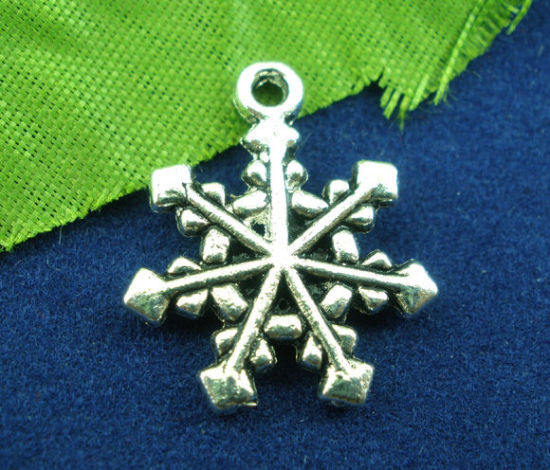 Image de  Pendentifs Charms Flocon de neige noël 