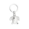 Imagen de Llaveros Tortuga Marina Tono de Plata 76mm x 37mm, 1 Unidad