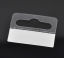 Immagine di ABS Cartoncini Espositori per Gioielli Trasparente 4.1cm x 3.2cm, 100 Pz