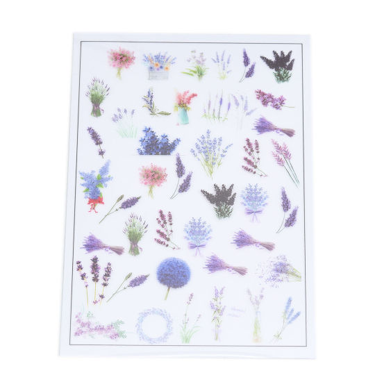 Image de Matériau de Remplissage de Bijou de Résine en Papier Lavande     