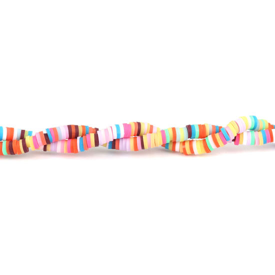 Image de Perles Heishi Katsuki en Pâte Polymère Rond 