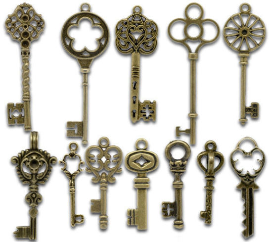 Bild von Mixed Key Charms Anhänger