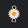 Picture of Zinc Based Alloy Connectors Daisy Flower & Enamel 