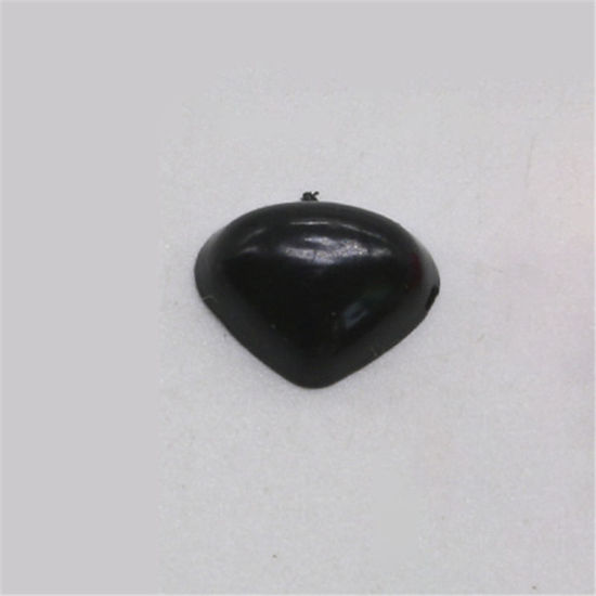 Image de Noir - Nez d'Artisanat en Plastique pour Poupée Jouet  20 mm x 15 mm ， 100 Pcs