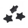 Picture of Natural Wood Spacer Beads Pentagram Star