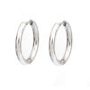 Image de Boucles d'Oreilles Créole Anneau en  Acier Inoydable Rond    