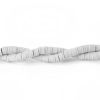 Immagine di Argilla Katsuki Perline Tondo Grigio Circa 5mm Dia, Foro: Circa 1.9mm, lunghezza: 39cm, 3 Pz (Circa 300 Pezzi/Treccia)