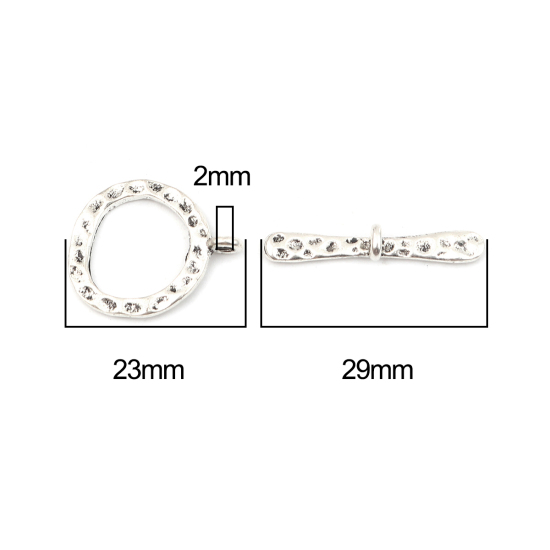 Image de Fermoir Toggle en Alliage de Zinc  