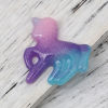 Bild von Resin Dome Seals Cabochon Horse Multicolor Glitter