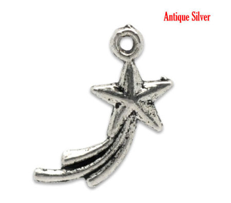 Shooting Star Charm Pendants