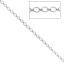 Brass Soldered Textured Link Cable Chain Findings