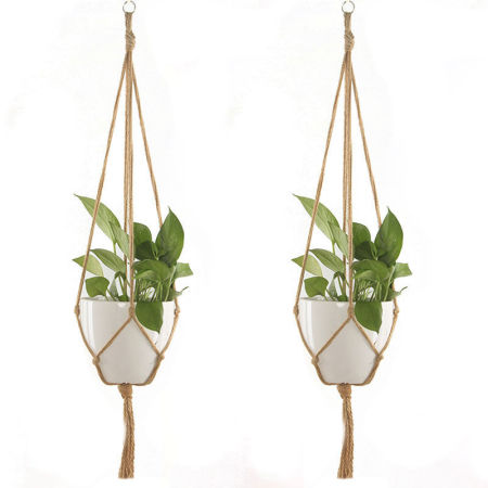 Jute Hanging Decoration Brown 90cm, 1 Piece