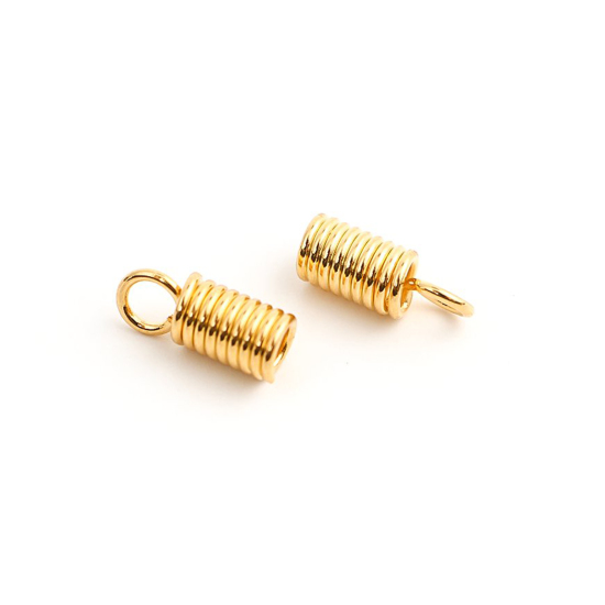 Image de Embouts pour Cordons en  Acier Inoydable Ressorts      
