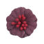 Imagen de Tejido DIY Artesanía Púrpura Flor 24mm x 23mm, 10 Unidades