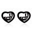Boucles d'Oreilles en Acier Inoydable  