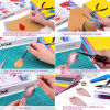 Imagen de PU Leather Material Accessory Set For DIY Earings Pendants Multicolor 1 Set