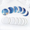 Picture of Silicone Resin Mold For Jewelry Making Half Moon Universe Planet