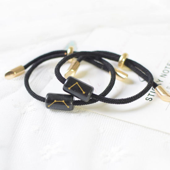 Ceramic Braided Bracelets Rectangle 20cm(7 7/8") long, 1 Piece の画像
