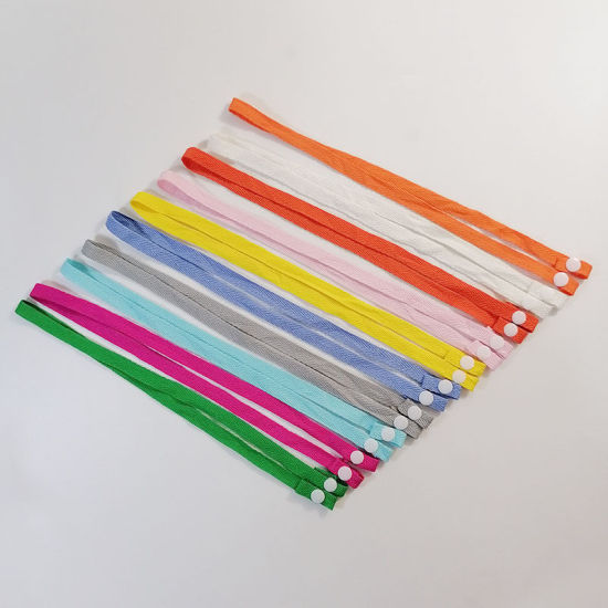 Image de Chaînes Lanière de Cou Collier Sangle pour Masque et Lunettes en Coton Réglable  