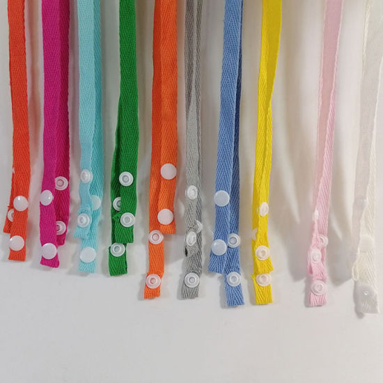 Image de Chaînes Lanière de Cou Collier Sangle pour Masque et Lunettes en Coton Réglable  