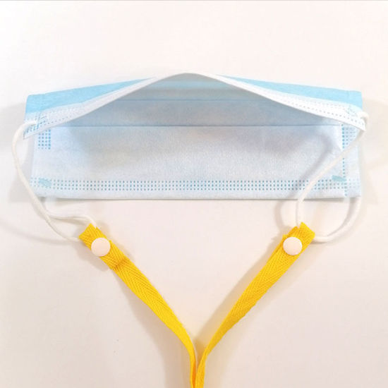 Image de Chaînes Lanière de Cou Collier Sangle pour Masque et Lunettes en Coton Réglable  