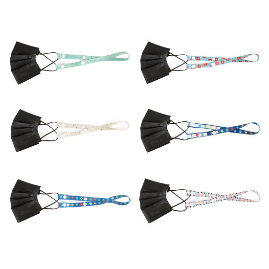 Polyester Face Mask Neck Strap Lariat Lanyard Necklace Adjustable 1 Piece の画像