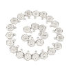 Picture of Zinc Based Alloy Valentine's Day Charms Hexagon Initial Alphabet/ Capital Letter