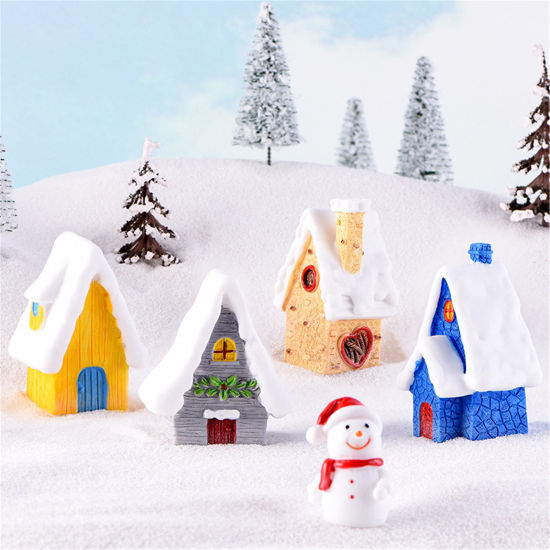 Image de Miniature Décoration de Noël pour la Maison Maison de Micro Paysage