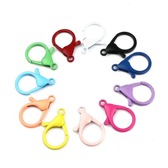 Iron Based Alloy Lobster Clasp Findings 10 PCs の画像