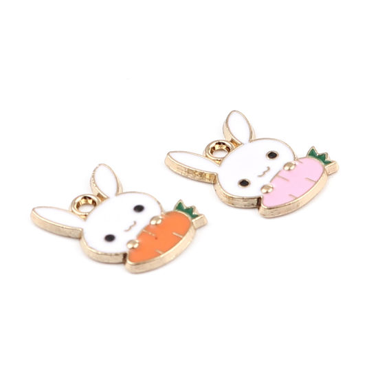Picture of Zinc Based Alloy Charms Rabbit Animal