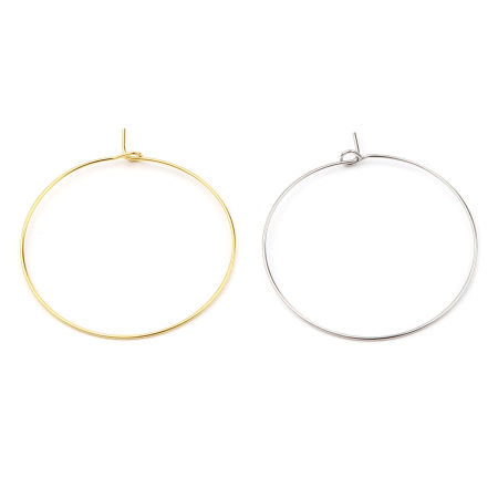 Boucles d'Oreilles Créole Anneau en Alliage de Fer  