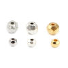 Imagen de Zamak Cuentas Ronda Chapado en Oro Sección Aprox 6mm Dia, Agujero: Aprox 2.5mm, 10 Unidades