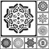Imagen de Creative Mandala DIY Drawing Template Stencil