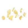Picture of Zinc Based Alloy Ear Post Stud Earrings Findings W/ Loop Post/ Wire Size: (21 gauge), 3 Pairs
