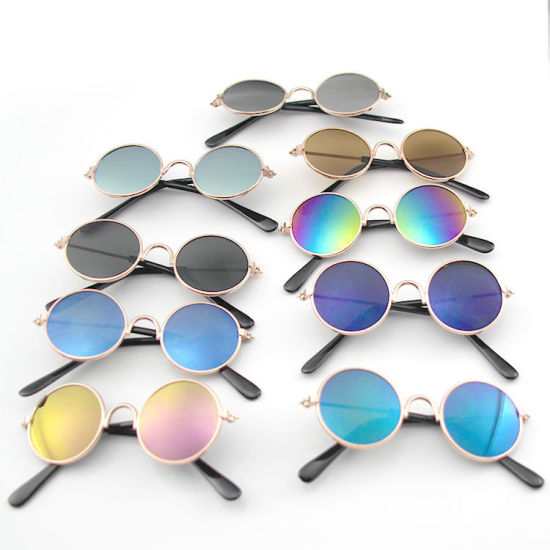 1pcラブリーペットキャットグラスドッググラスペット製品リトルドッグキャットアイウェアドッグサングラス写真ペットアクセサリー の画像