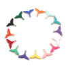 Picture of Brass Enamelled Sequins Charms Gold Plated 10 PCs