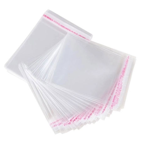 OPP Self Seal Self Adhesive Bags Rectangle Transparent Clear