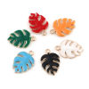 Immagine di Ottone Sequins Smaltati Charms 5 Pz