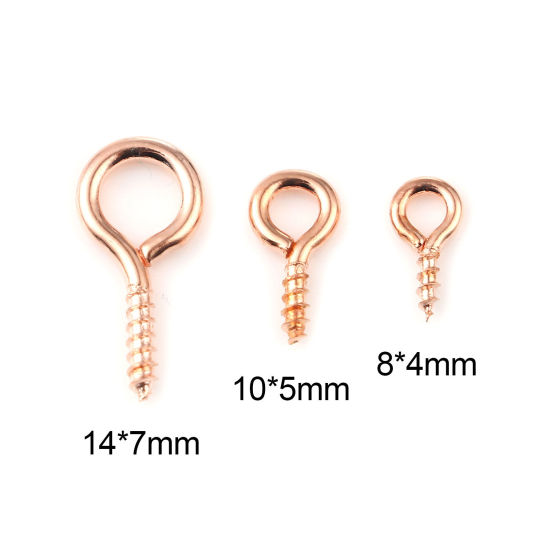 Picture of Iron Based Alloy Screw Eyes Bails Top Drilled Findings